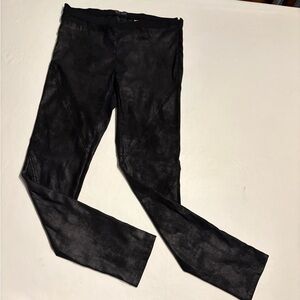 Armani Jeans Women’s Faux Suede Black Jeans US Size 29 Hidden Side Zipper 🔥🔥🔥